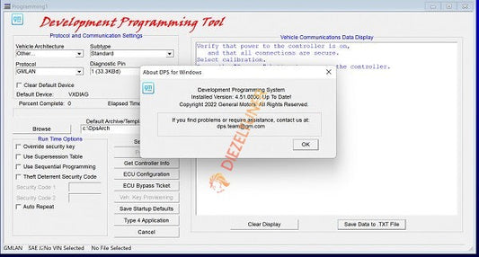 GM Development Programming System (DPS V4.51) +Unlocked Patch 