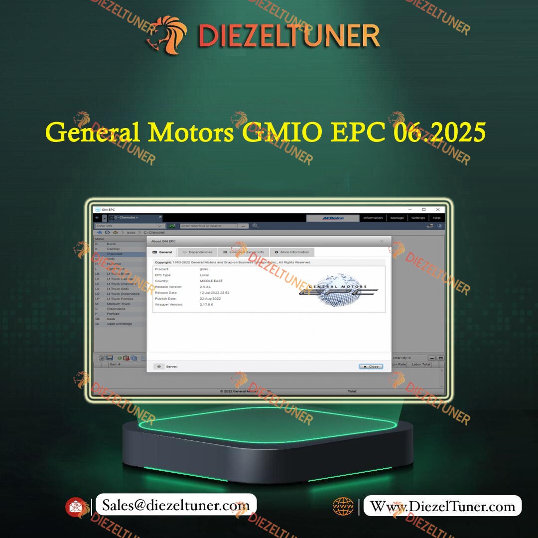 GMIO EPC 06.2025 – General Motors Electronic Parts Catalog