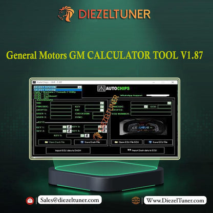 General Motors GM CALCULATOR TOOL AutoChips V1.87 