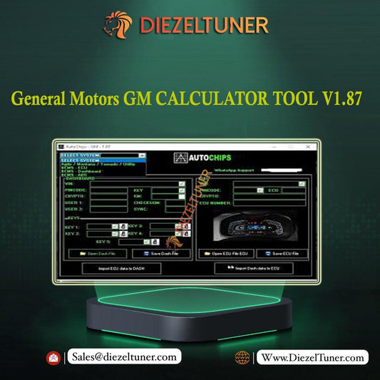 General Motors GM CALCULATOR TOOL AutoChips V1.87 