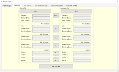 HPT File Editor 2.5 - BIN To HPT Converter 2024