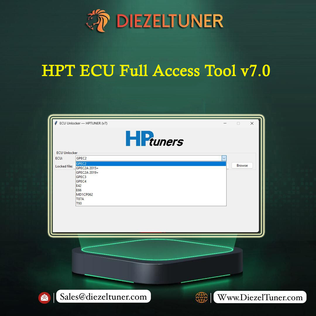 HPT ECU Full Access Tool v7.0 – Professional ECU Tuning Software