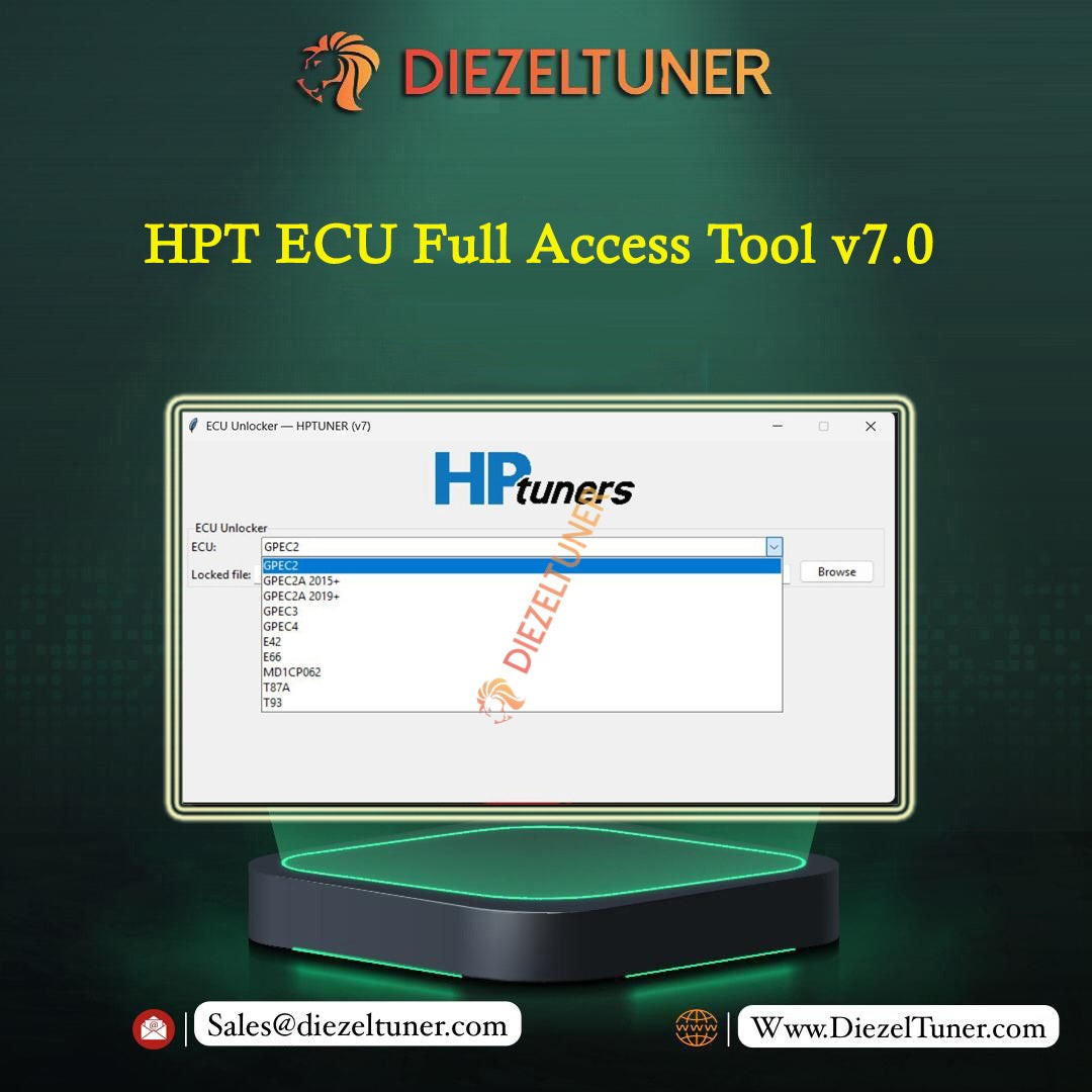 HPT ECU Full Access Tool v7.0 – Professional ECU Tuning Software