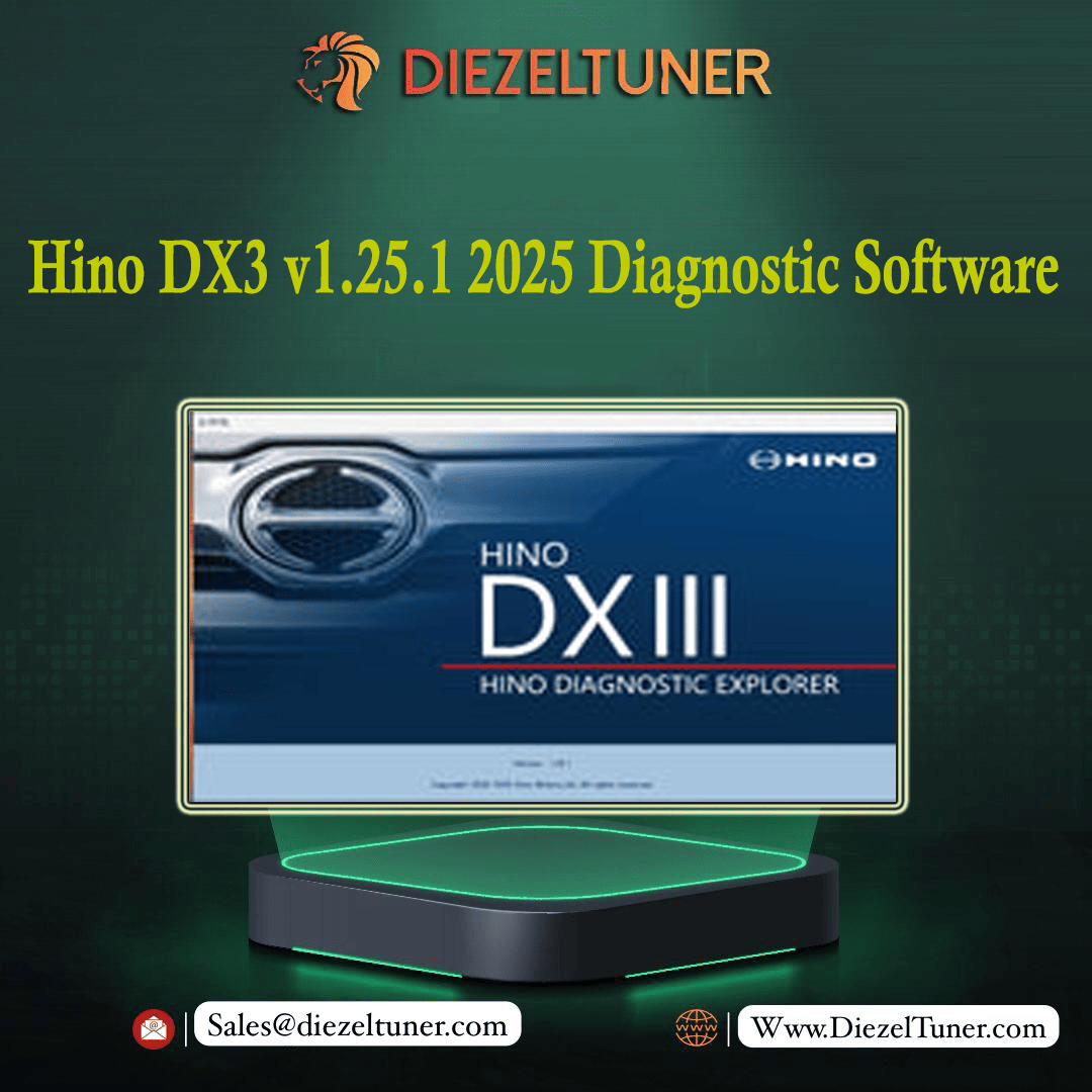 Hino DX3 v1.25.1 2025 Diagnostic Software + Unlock Keygen 