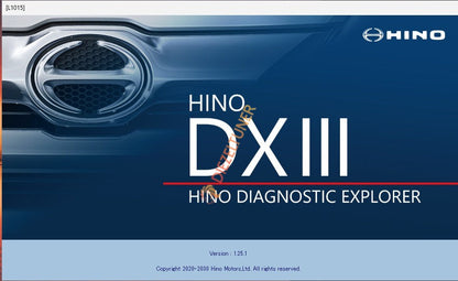 Hino DX3 v1.25.1 2025 Diagnostic Software + Unlock Keygen 