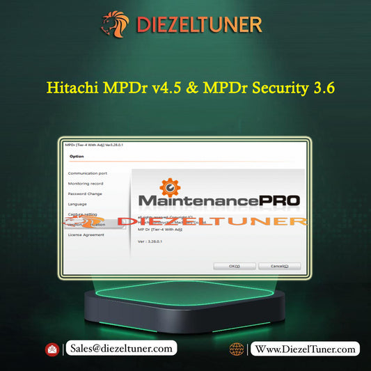 Hitachi MPDr v4.5 & MPDr Security 3.6 – Construction Machinery Diagnostic Software