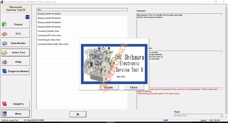 IHI Shibaura Service Tool D – With Kg - Diezeltuner Shop 