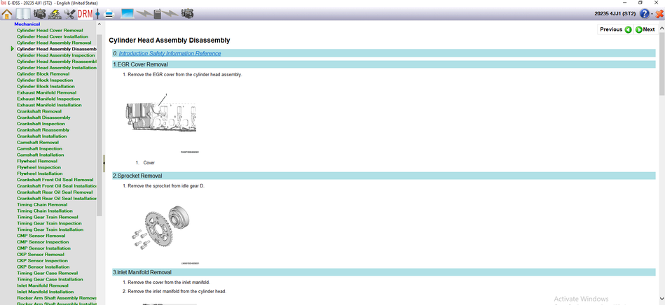 Computer screen displaying a technical document or software interface with text and diagrams.