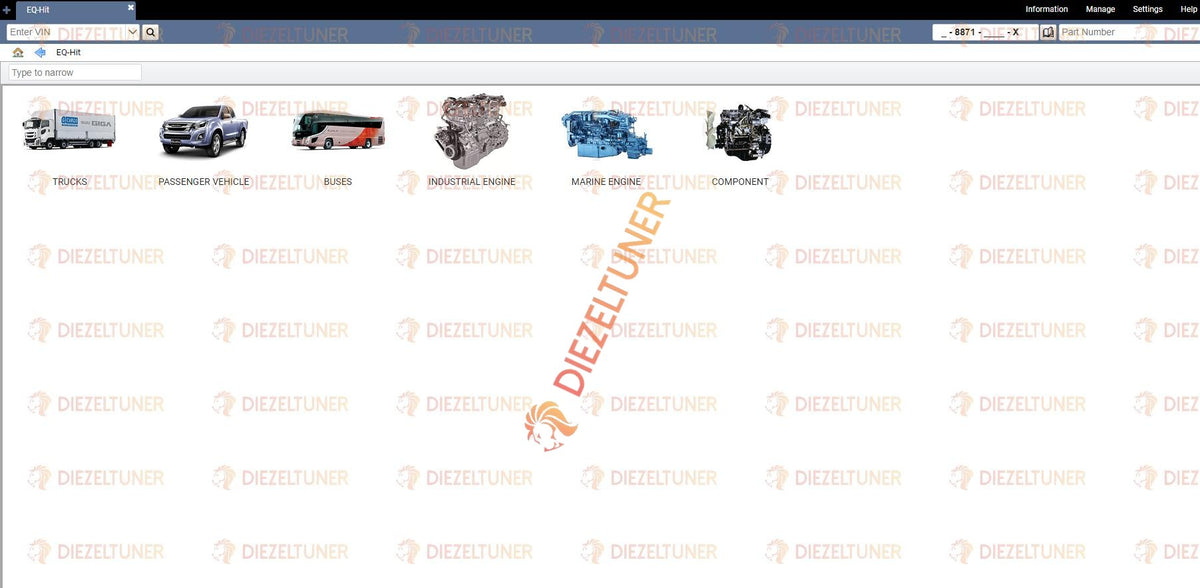 Isuzu EQ-Hit 2026 – Complete Parts Catalog via RDP (Trucks, Buses, Engines & More)