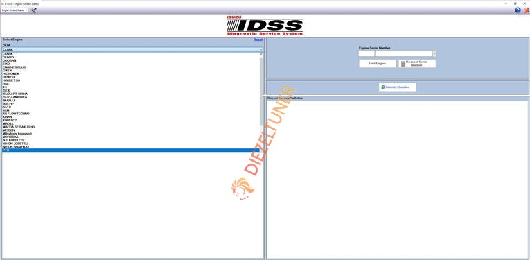 Isuzu Engine Industrial E-IDSS 2024 Service System Diagnostic + Unlock KG 