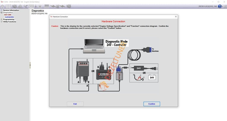 Isuzu Engine Industrial E-IDSS 2024 Service System Diagnostic + Unlock KG 
