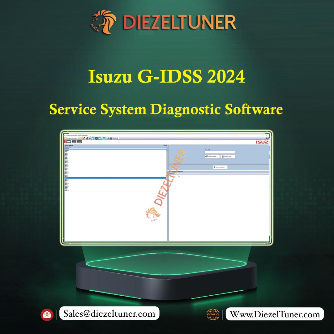 Isuzu G-IDSS 2024 Service System Diagnostic Software + Unlock KG 