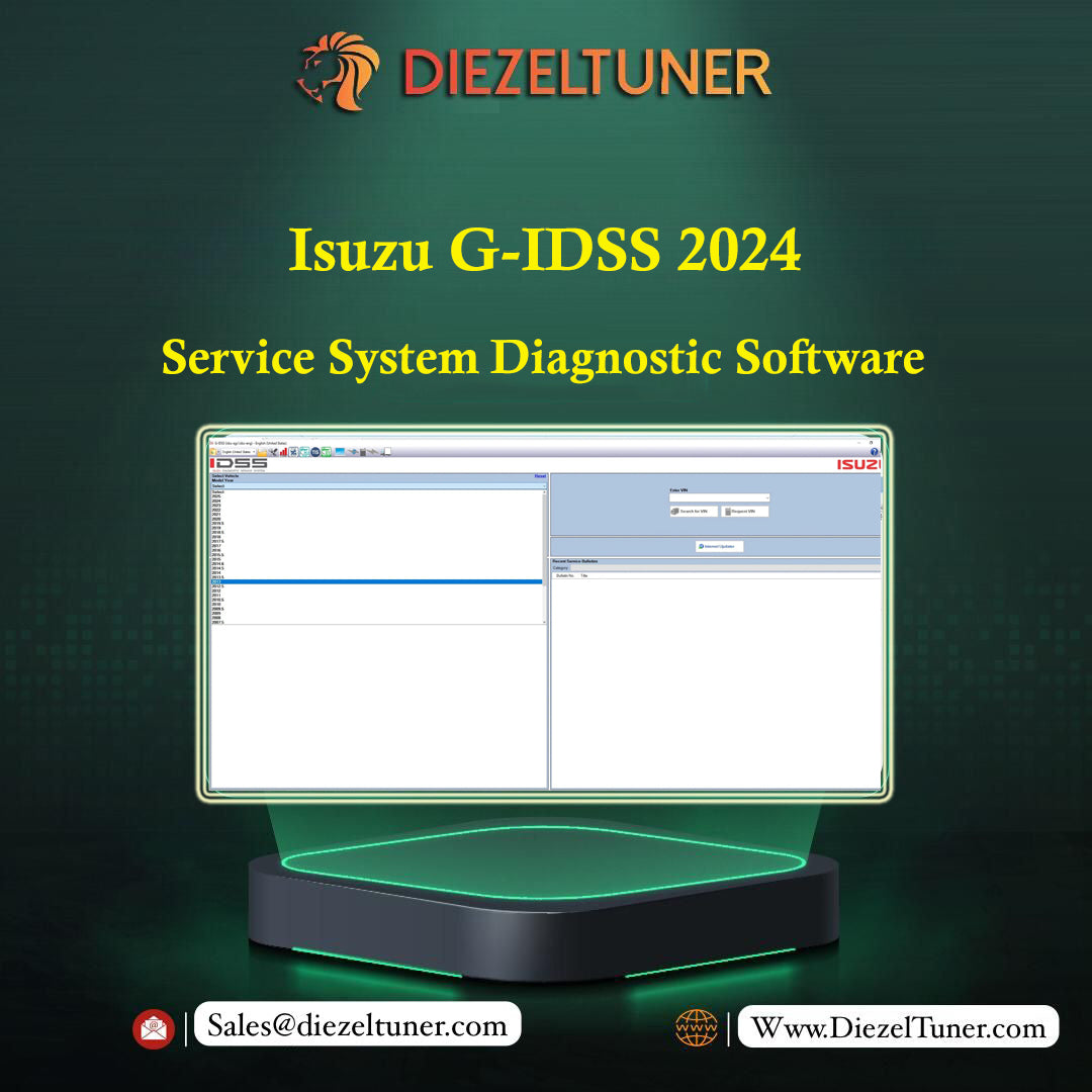 Isuzu G-IDSS 2024 Service System Diagnostic Software + Unlock KG - Diezeltuner Shop  #