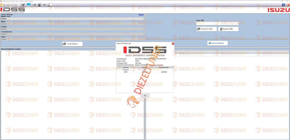 Isuzu G-IDSS Diagnostic Service System – Full Suite 08.2026