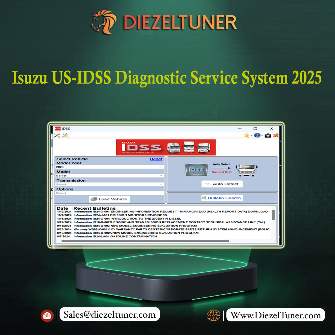 Isuzu US-IDSS Diagnostic Service System 2025 