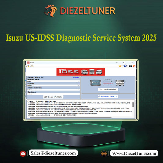 Isuzu US-IDSS Diagnostic Service System 2025 