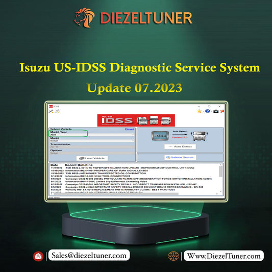 Isuzu US-IDSS Diagnostic Service System Update 07.2023