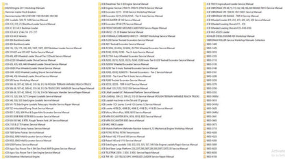JCB Service Manuals PDF Collections 2024 - Diezeltuner Shop 