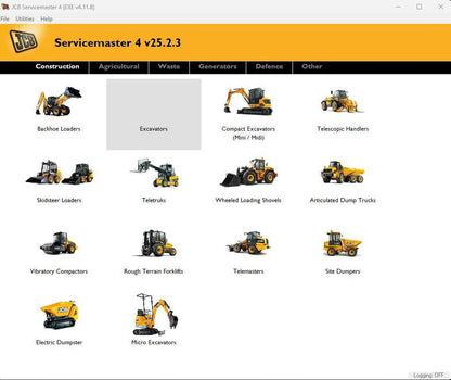 JCB ServiceMaster v25.2.3 Diagnostic Tool 