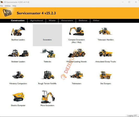 JCB ServiceMaster v25.2.3 Diagnostic Tool 