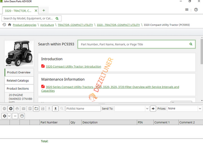 John Deere Parts ADVISOR Spare Parts Catalog Offline 2024 