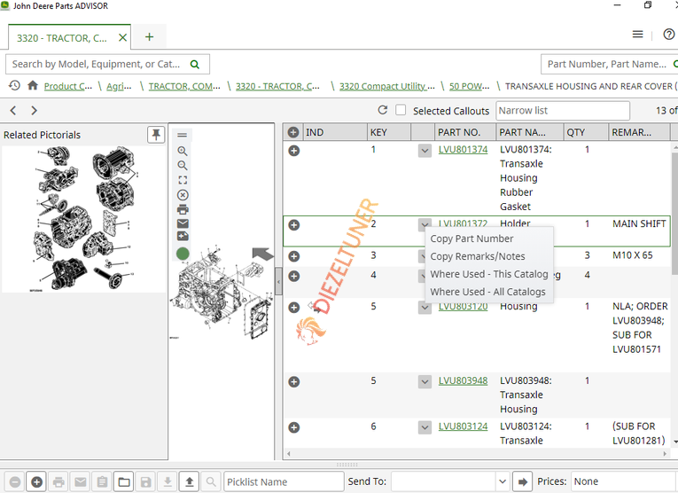 John Deere Parts ADVISOR Spare Parts Catalog Offline 2024 