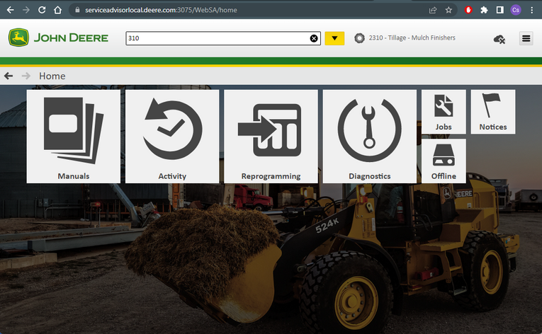 John Deere Service Advisor 5.3 Agriculture & Turf Equipment 2025 (ENG/SP) 