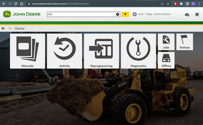 John Deere Service Advisor 5.3 Agriculture & Turf Equipment 2025 (ENG/SP) 