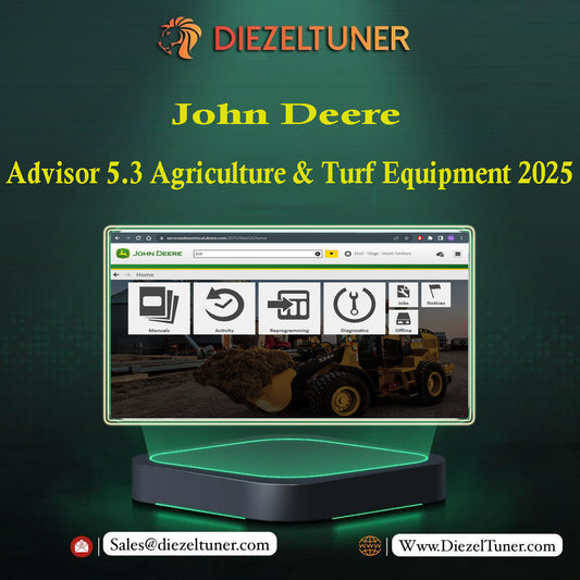 John Deere Service Advisor 5.3 Agriculture & Turf Equipment 2025 (ENG/SP) - Diezeltuner Shop  #