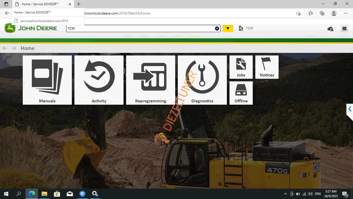 John Deere Service Advisor 5.4.44 - Professional Diagnostic Software for Agriculture & Turf Equipment 
