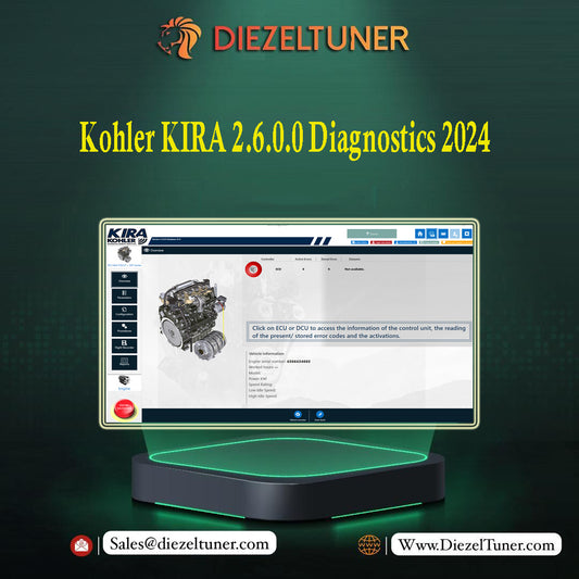 Promotional image featuring the Kohler KIRA 2.6.