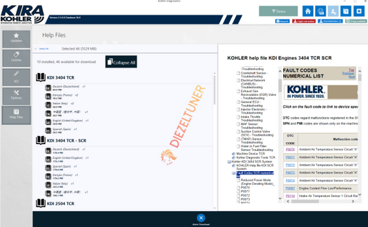 Kohler KIRA v2.6.0.0 Diagnostic Software 2024 – KDI & KSD Engines