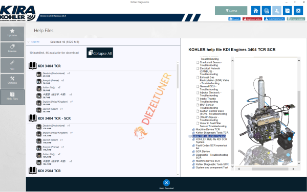 Kohler KIRA v2.6.0.0 Diagnostic Software 2024 – KDI & KSD Engines