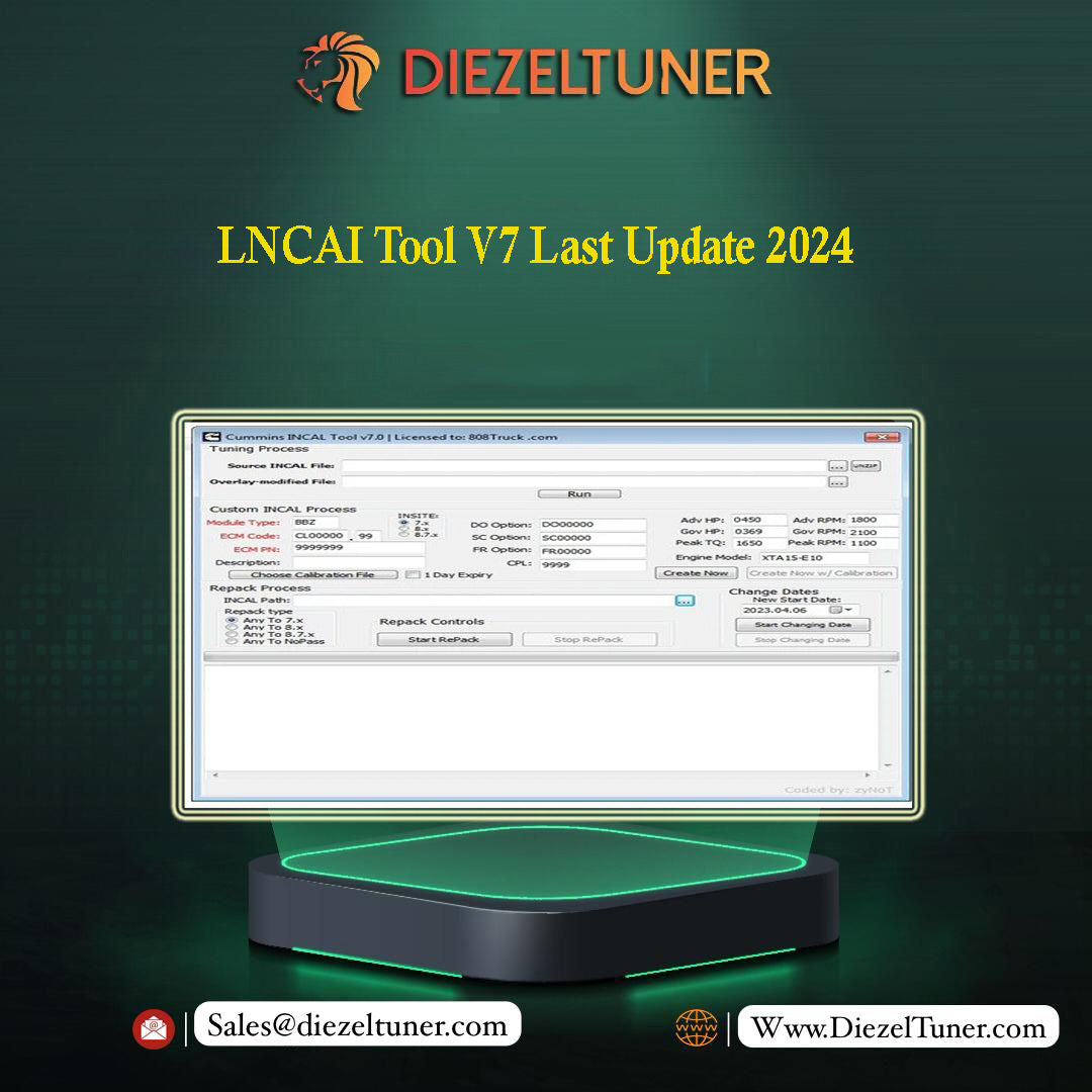 LNCAI Tool V7 2024 | Commins Insite lNCAL Repacker Tool