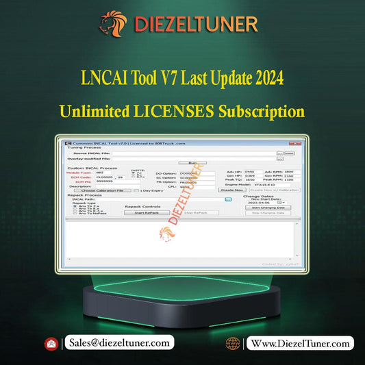 LNCAI Tool V7 Last Update 2024 + Unlimited LICENSES Subscription - Diezeltuner Shop 