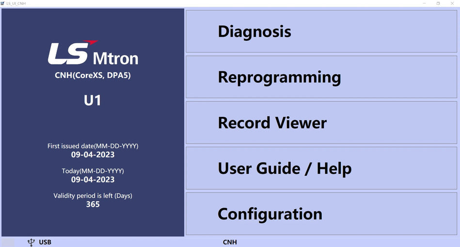 LS MTRON Tier4 Diagnostic Software v2.0.0.6 