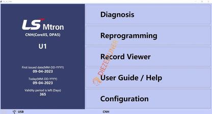 LS MTRON Tier4 Diagnostic Software v2.0.0.6 