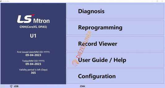 LS MTRON Tier4 Diagnostic Software v2.0.0.6 