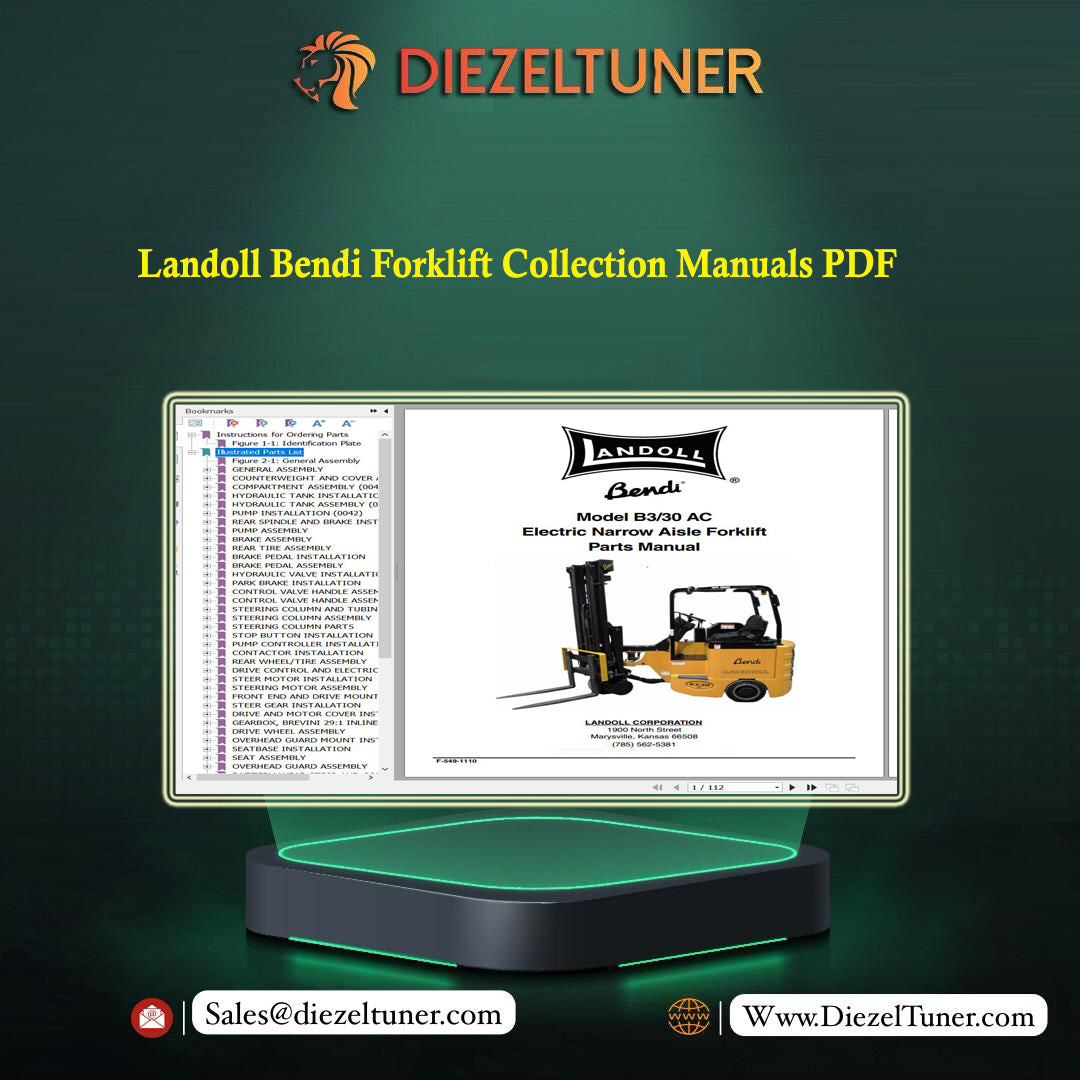 Landoll Bendi Forklift Collection Manuals PDF - Diezeltuner Shop 
