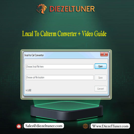 Lncal To Calterm Converter + Video Guide - Diezeltuner Shop 