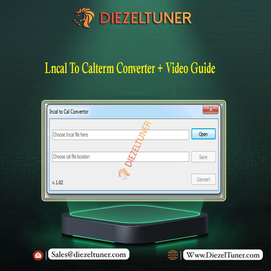 Lncal To Calterm Converter + Video Guide - Diezeltuner Shop 