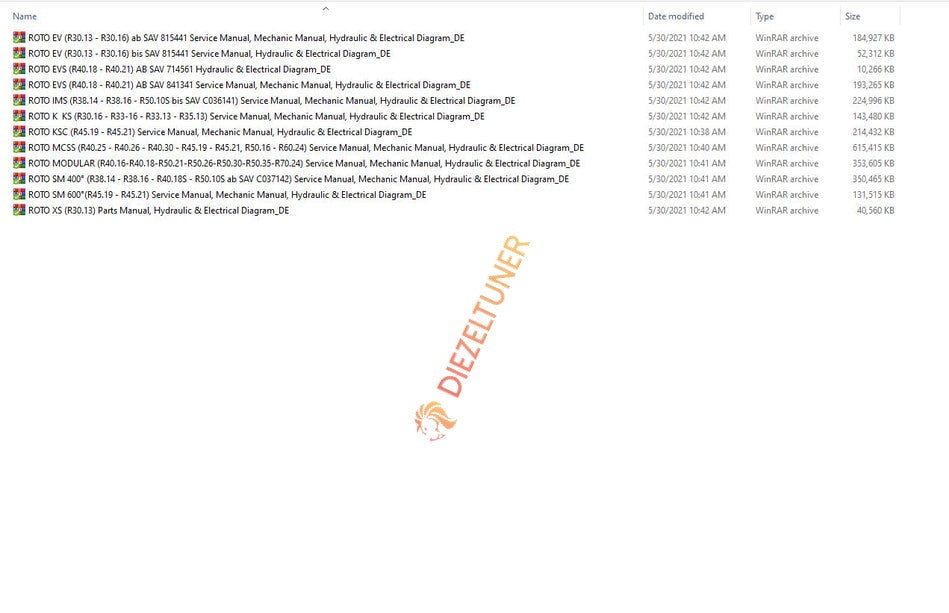 MERLO Machine Telehandlers PDF De_German Service Part Manual, Hydraulic & Electrical Diagram DVD 