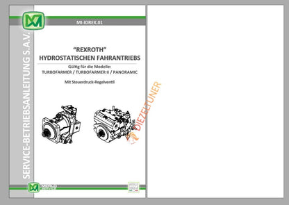 MERLO Machine Telehandlers PDF De_German Service Part Manual, Hydraulic & Electrical Diagram DVD 