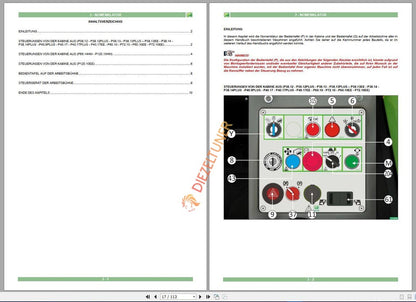MERLO Machine Telehandlers PDF De_German Service Part Manual, Hydraulic & Electrical Diagram DVD 