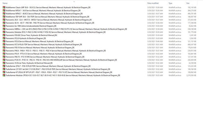 MERLO Machine Telehandlers PDF De_German Service Part Manual, Hydraulic & Electrical Diagram DVD 