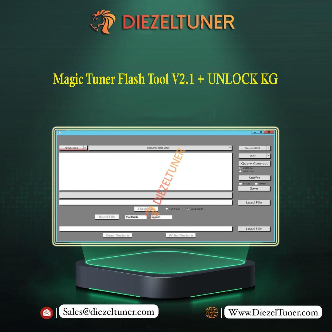 Magic Tuner Flash Tool V2.1 + UNLOCK KG - Diezeltuner Shop 