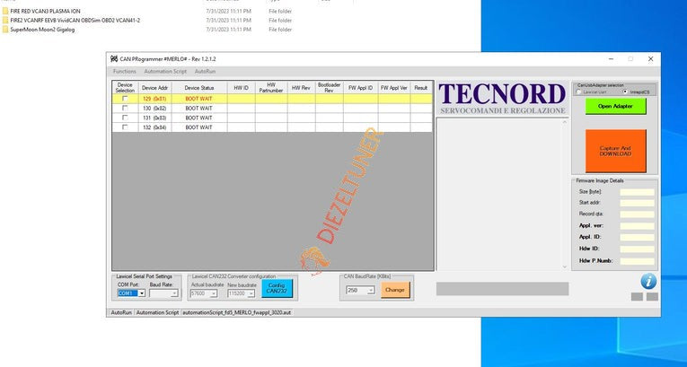 Merlo Can Programmer Rev 1.2.1.2 Tool 