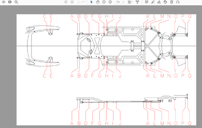Mitchell CRS Vehicle Frame Dimensions 2008-2020 - Diezeltuner Shop 