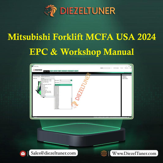 Mitsubishi Forklift MCFA USA 2024 EPC & Workshop Manuals 