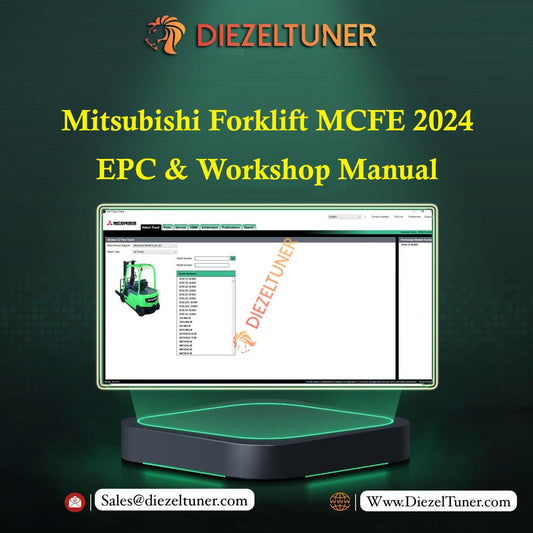 Mitsubishi Forklift MCFE 2024 EPC & Workshop Manuals 